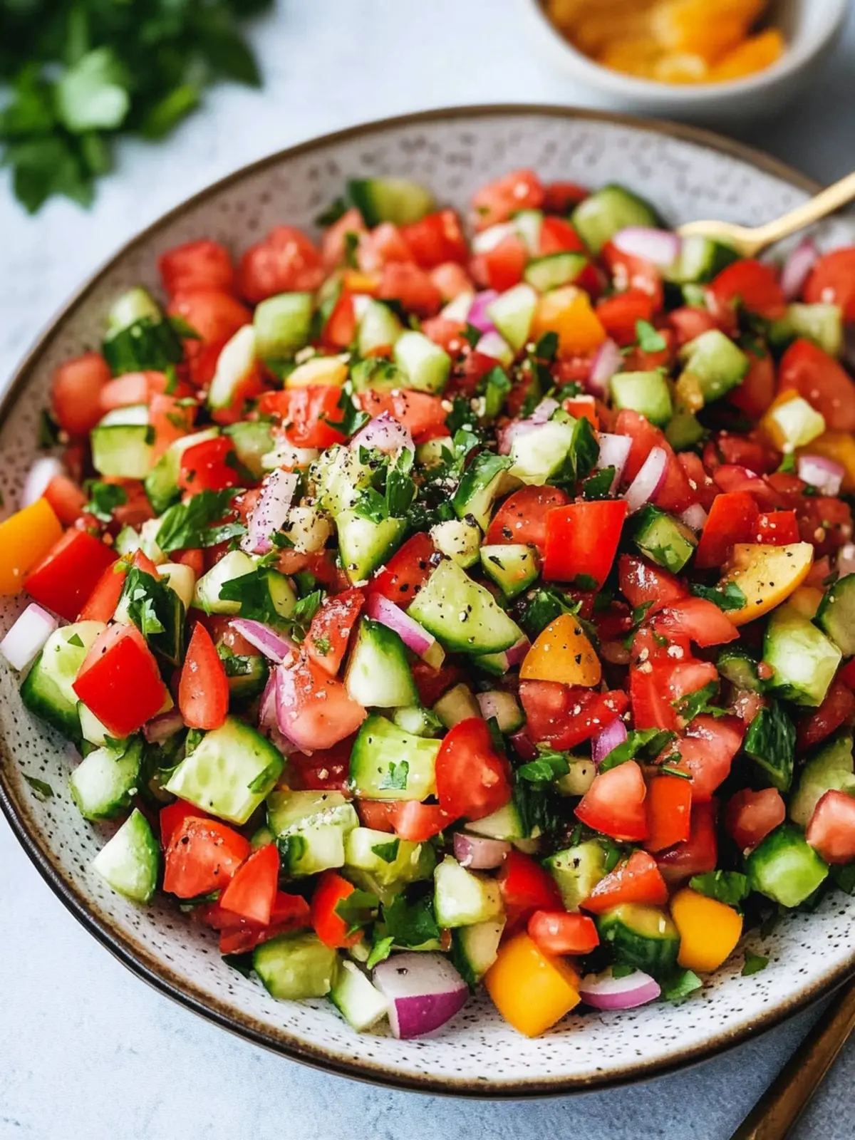 Persian Shirazi Salad