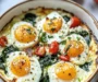 Baked Feta Eggs with Spinach: A Savory Breakfast Delight
