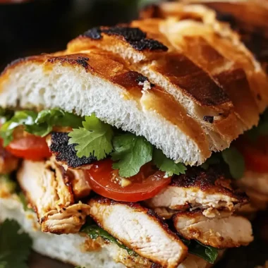 Chicken Torta Sandwich