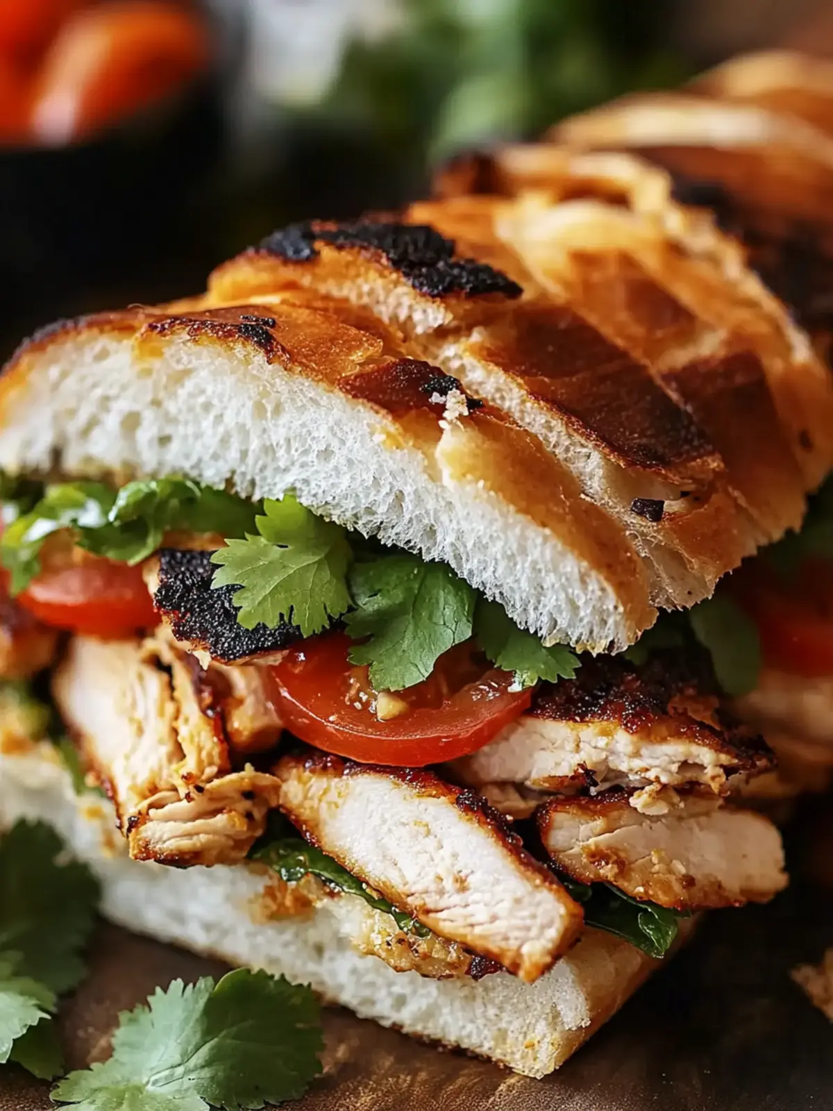 Chicken Torta Sandwich
