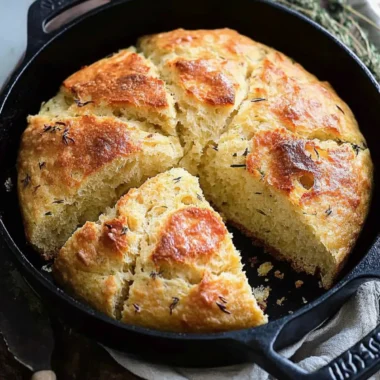 Skillet Herb Bread