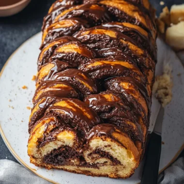 Fluffy Nutella Babka