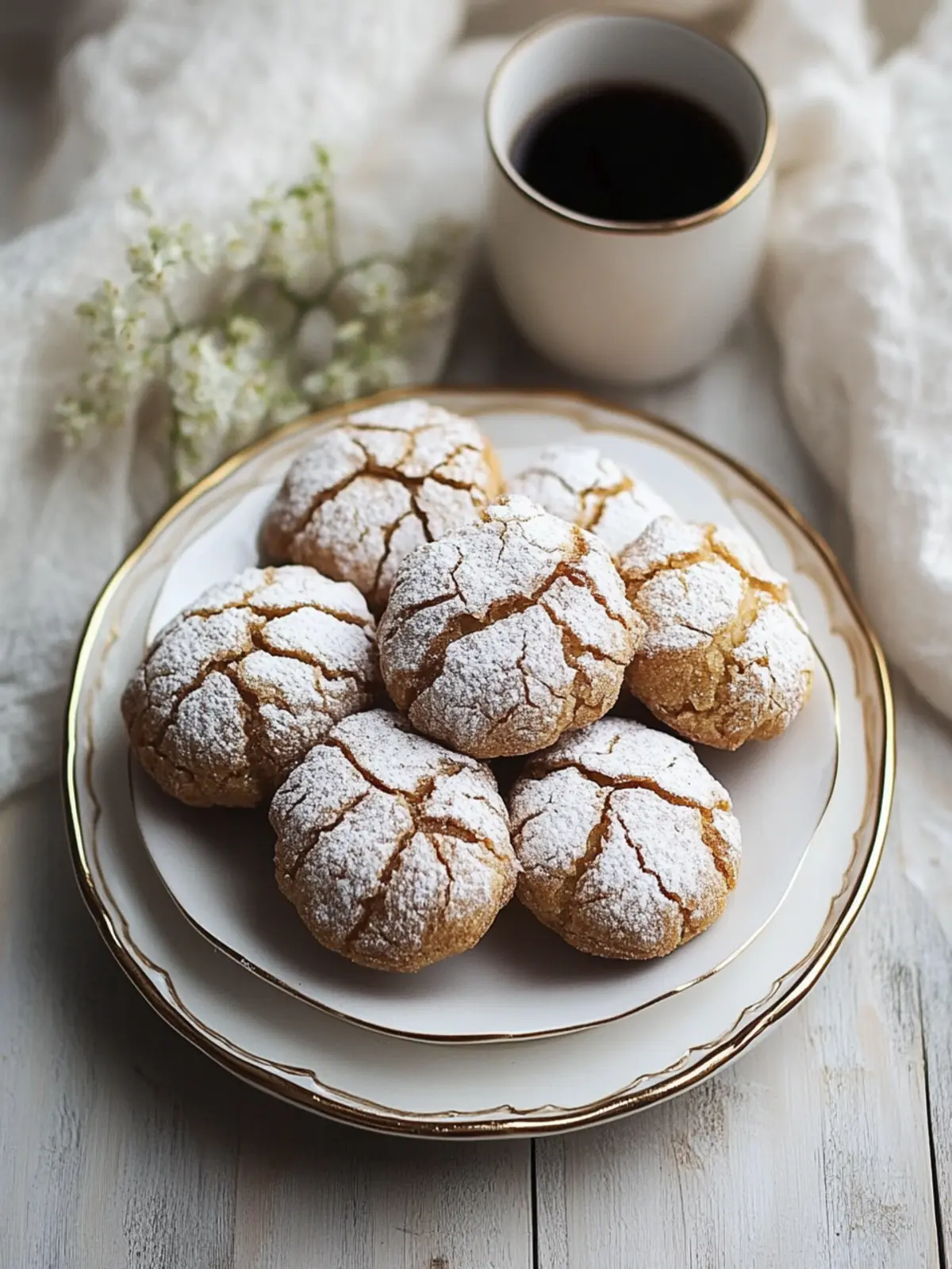 Cinnamon Coffee Crinkles
