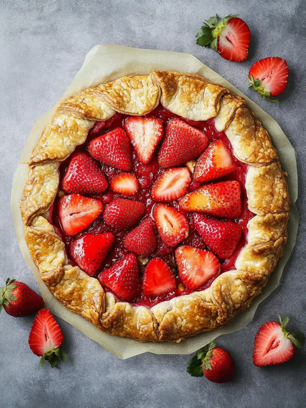Strawberry Galette