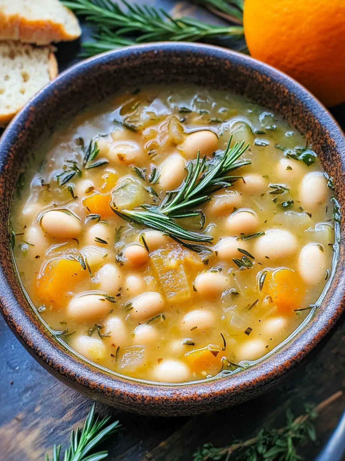 White Bean and Rosemary Soup