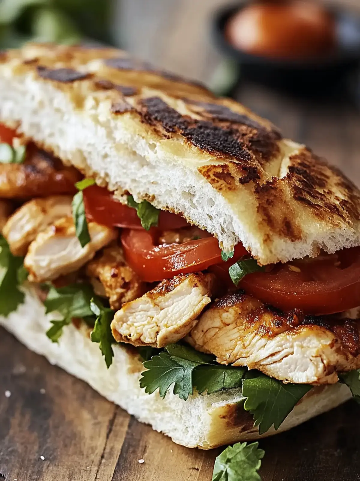 Chicken Torta Sandwich
