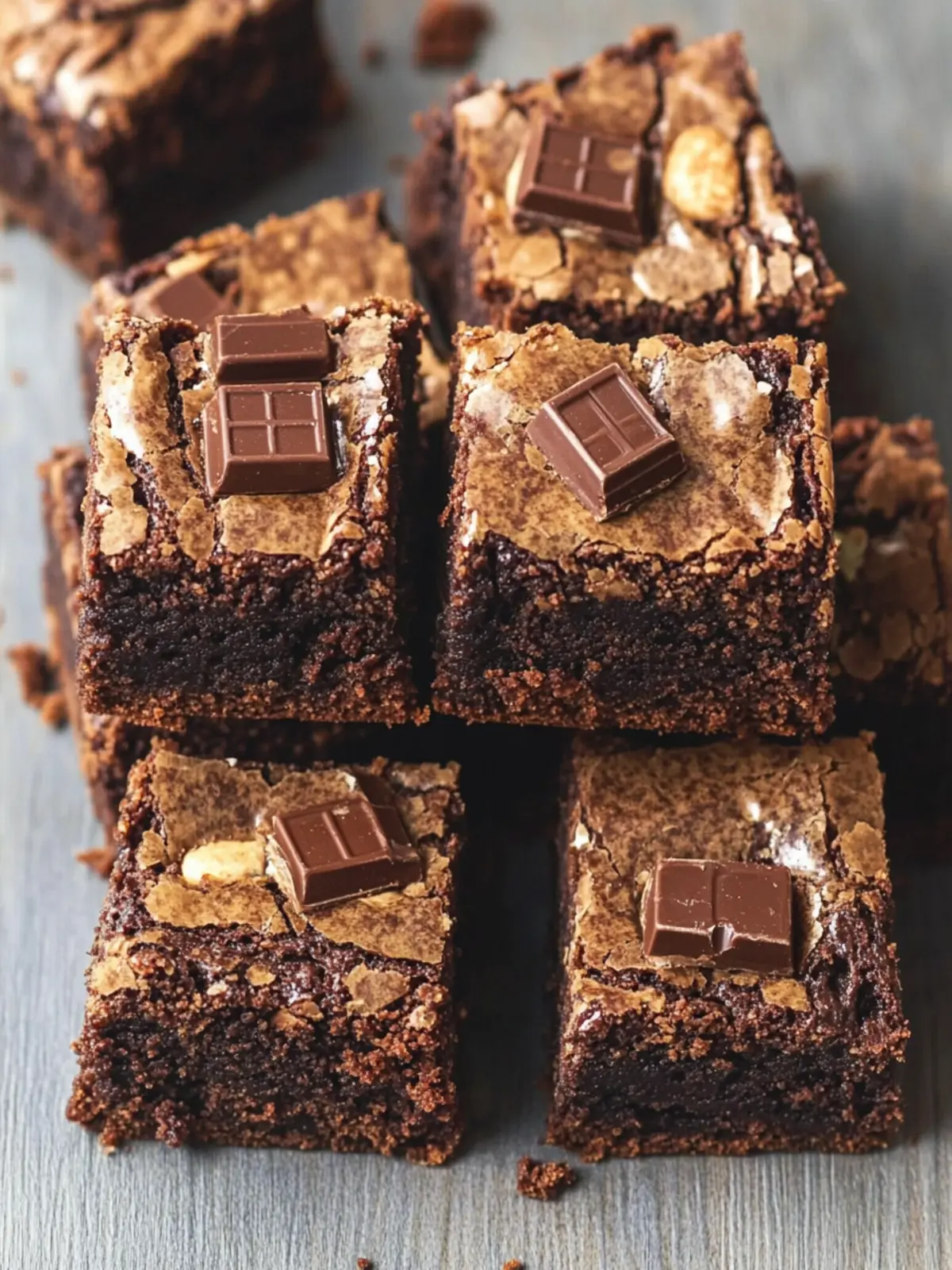 Fudgy KitKat Brownies