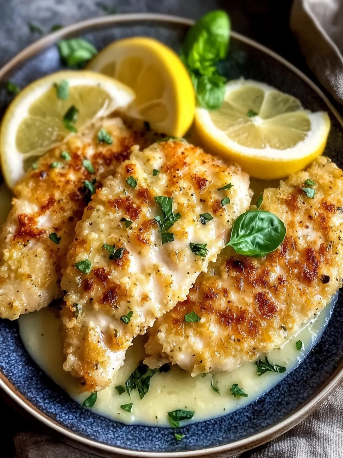 Lemon Pecorino Crusted Chicken
