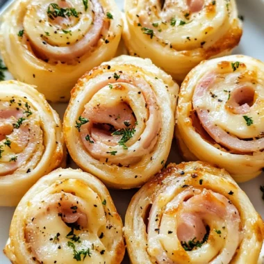 Ham and Cheese Pinwheels