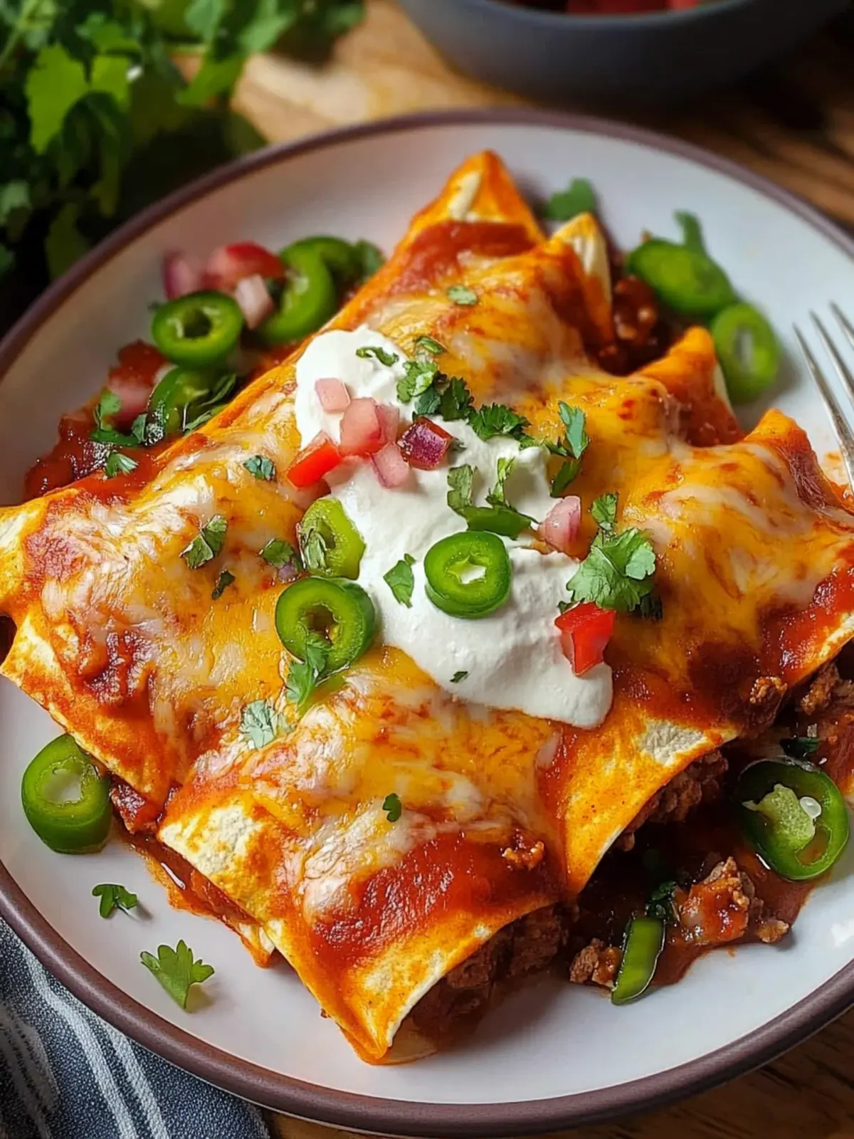 Mouthwatering Beef Enchiladas that Beat Fast Food Any Day 2 Beef Enchiladas