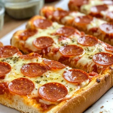 Pepperoni French Bread Pizza