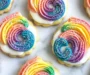 Piped Rainbow Shortbread Cookies for Festive Fun at Home