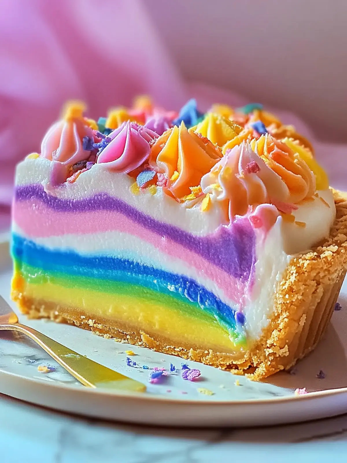 Magical Rainbow Pie