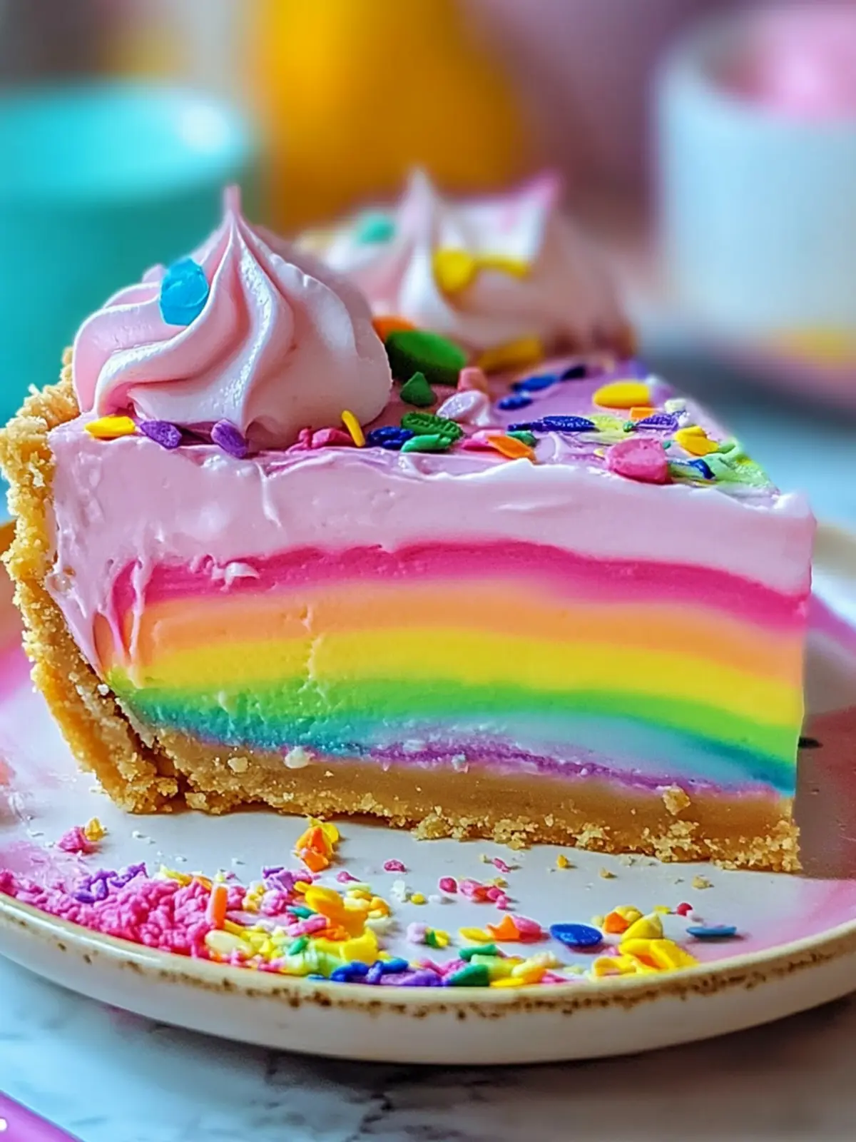 Magical Rainbow Pie