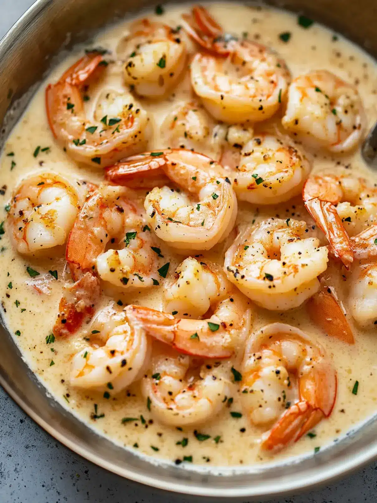 Creamy Garlic Shrimp