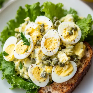 Lemon Caper Egg Salad