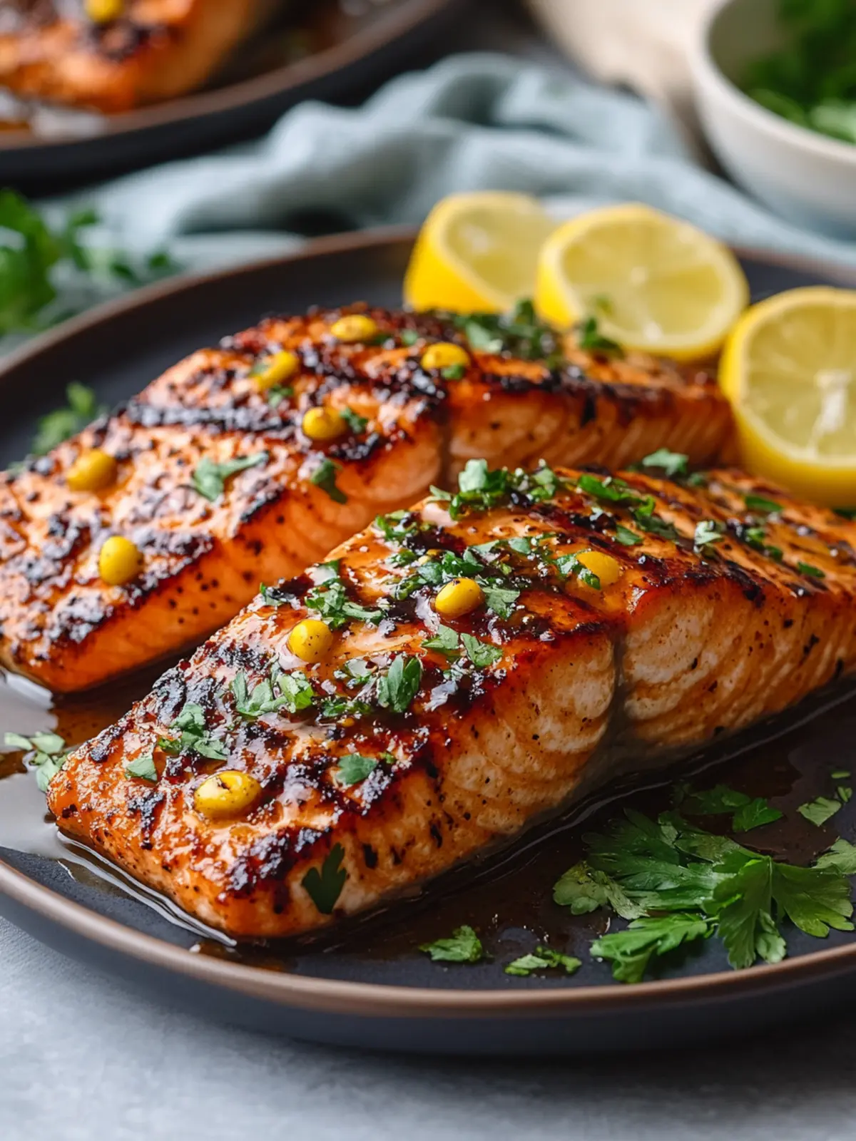 Grilled Honey Mustard Salmon for a Flavor-Packed Dinner 2 Grilled Honey Mustard Salmon