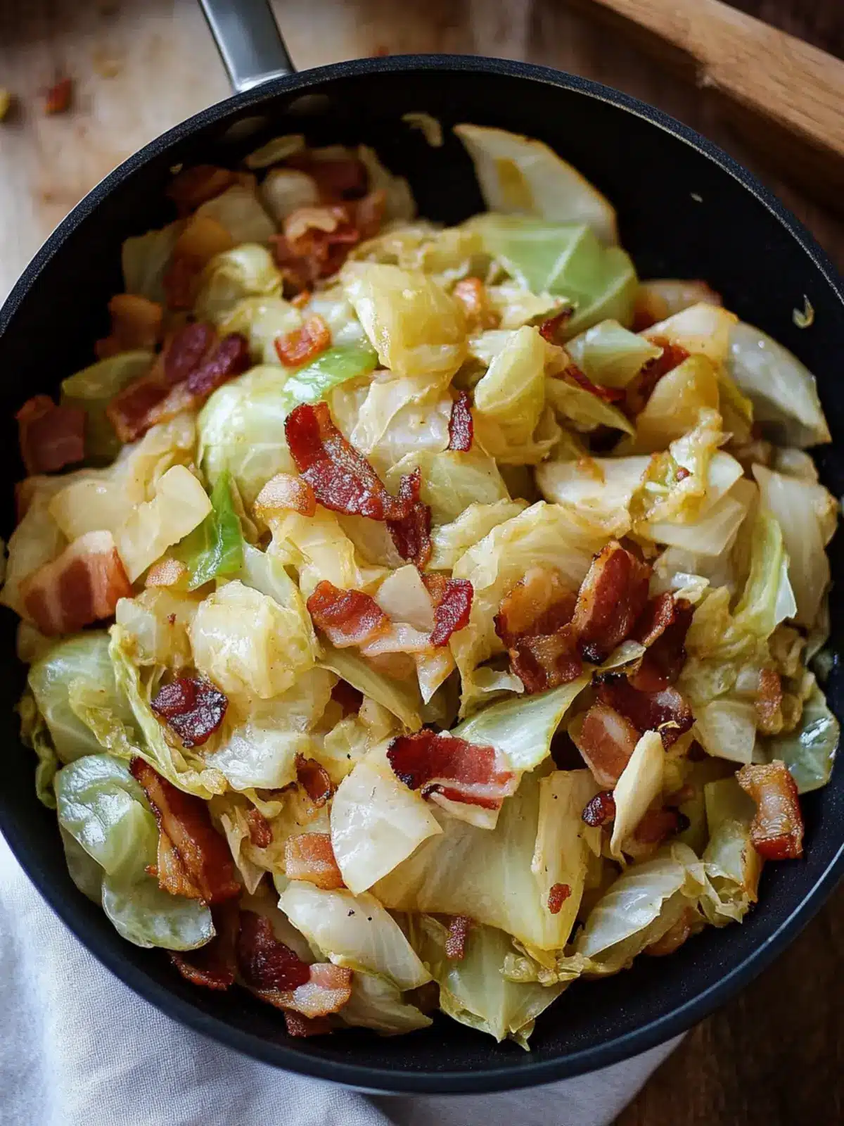 Fried Cabbage with Bacon: A Flavorful Twist on Comfort Food 5 Fried Cabbage with Bacon