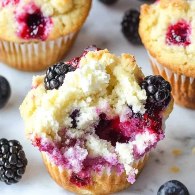 Berry Cream Cheese Muffins