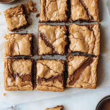 Brown Butter Biscoff Blondies