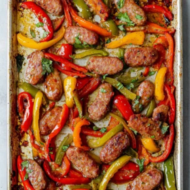 Savory Sheet Pan Sausage and Peppers for Quick Dinners 9 Sheet Pan Sausage and Peppers