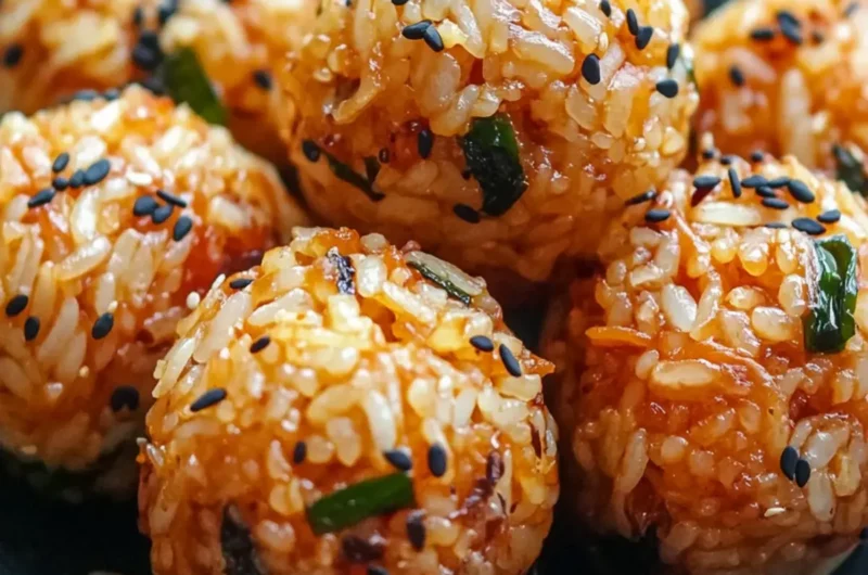 Delicious Kimchi Rice Balls (Kimchi Jumeokbap) – Ultimate Snack