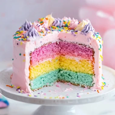 Pastel Rainbow Cake