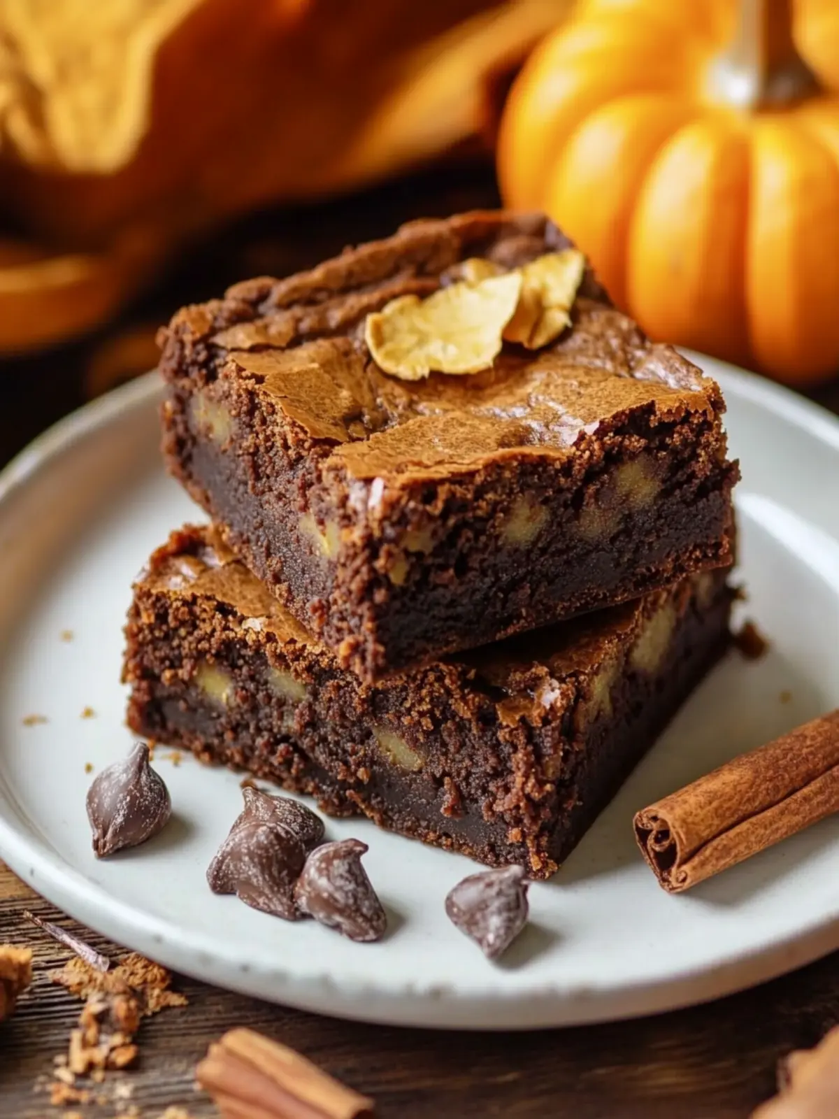 Decadent Pumpkin Brownies: Your New Fall Favorite Treat 2 Pumpkin Brownies