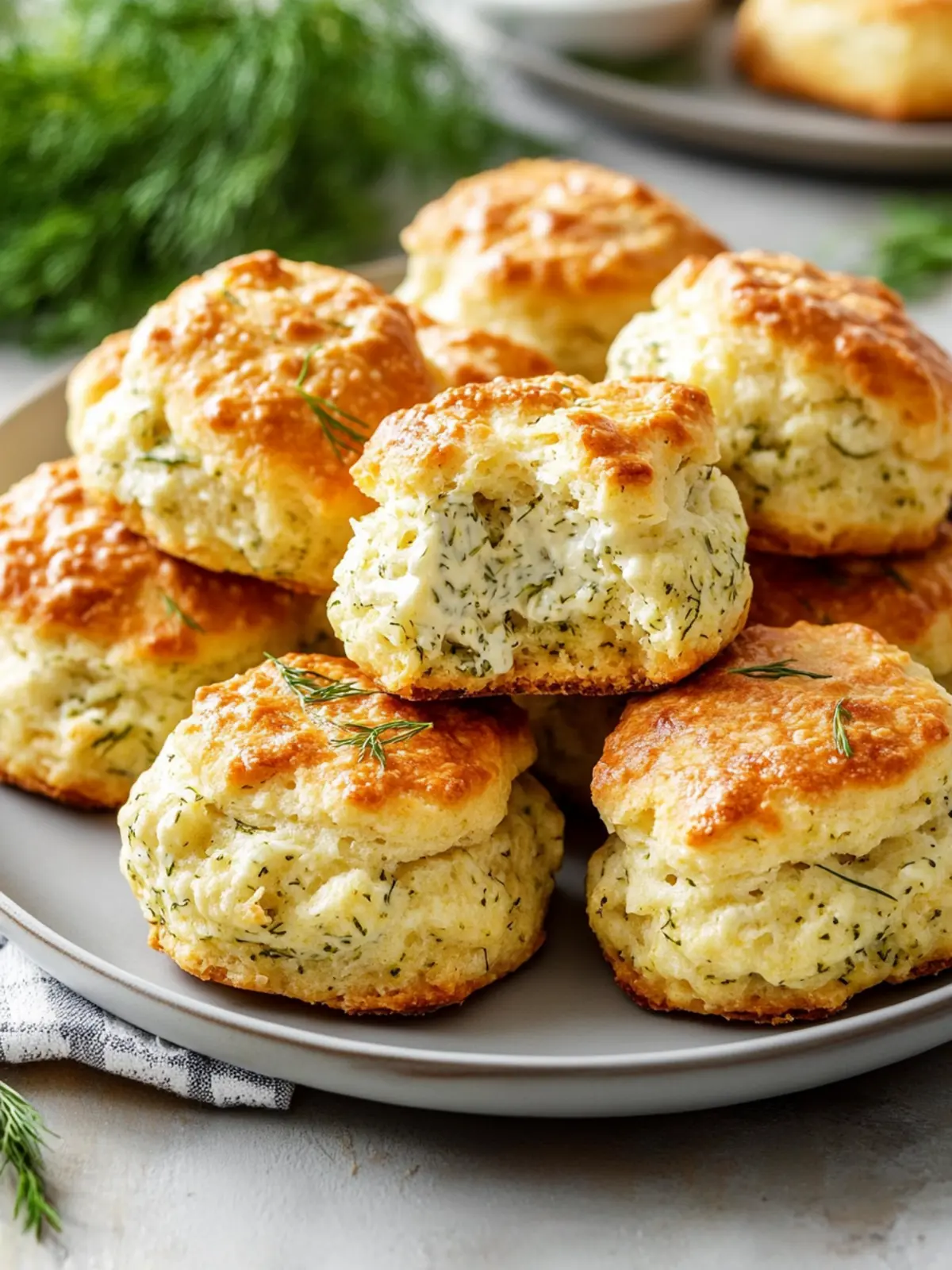 Dill-Pickle Dill Havarti Savory Biscuits