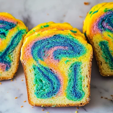 Marbled Rainbow Bread