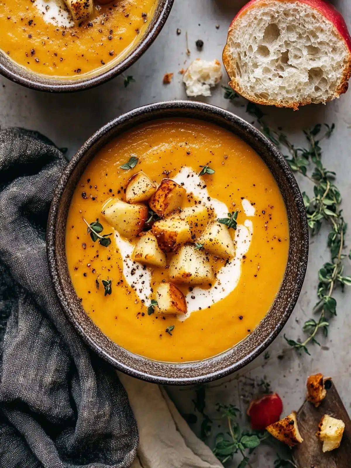 Irresistible Creamy Roasted Apple Pumpkin Soup Recipe 5 Creamy Roasted Apple Pumpkin Soup