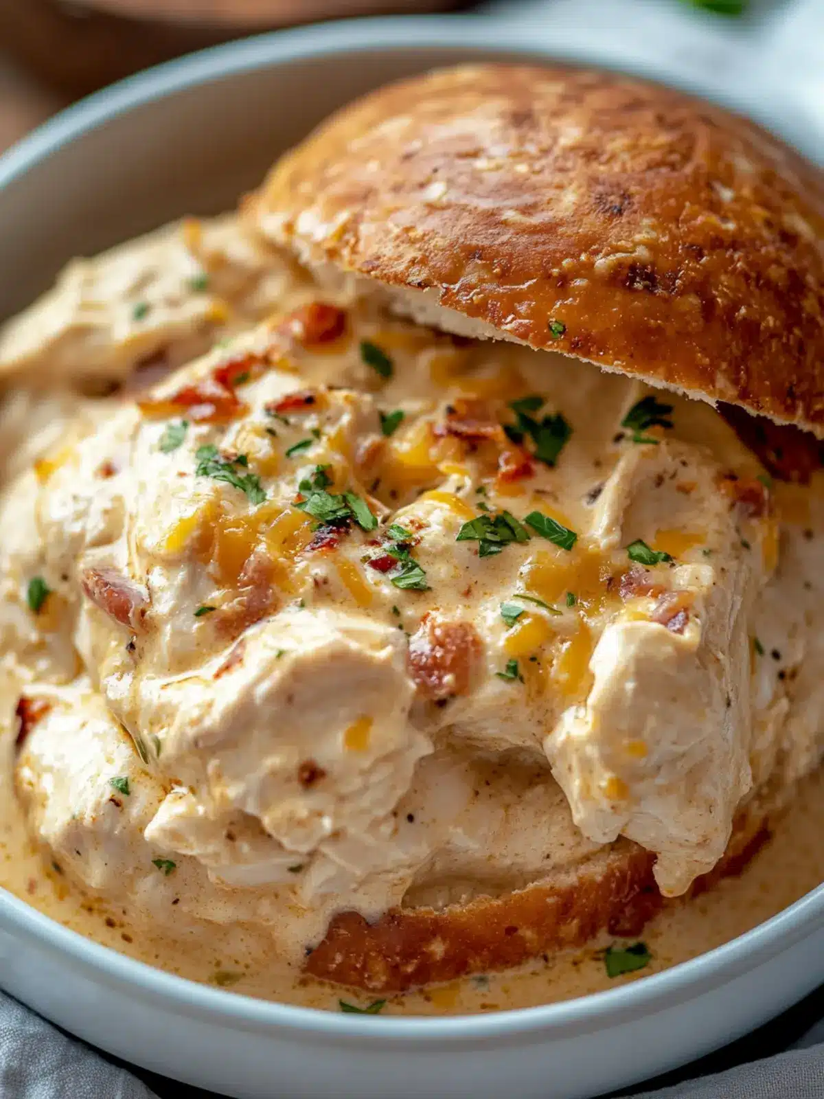 Creamy Crockpot Crack Chicken