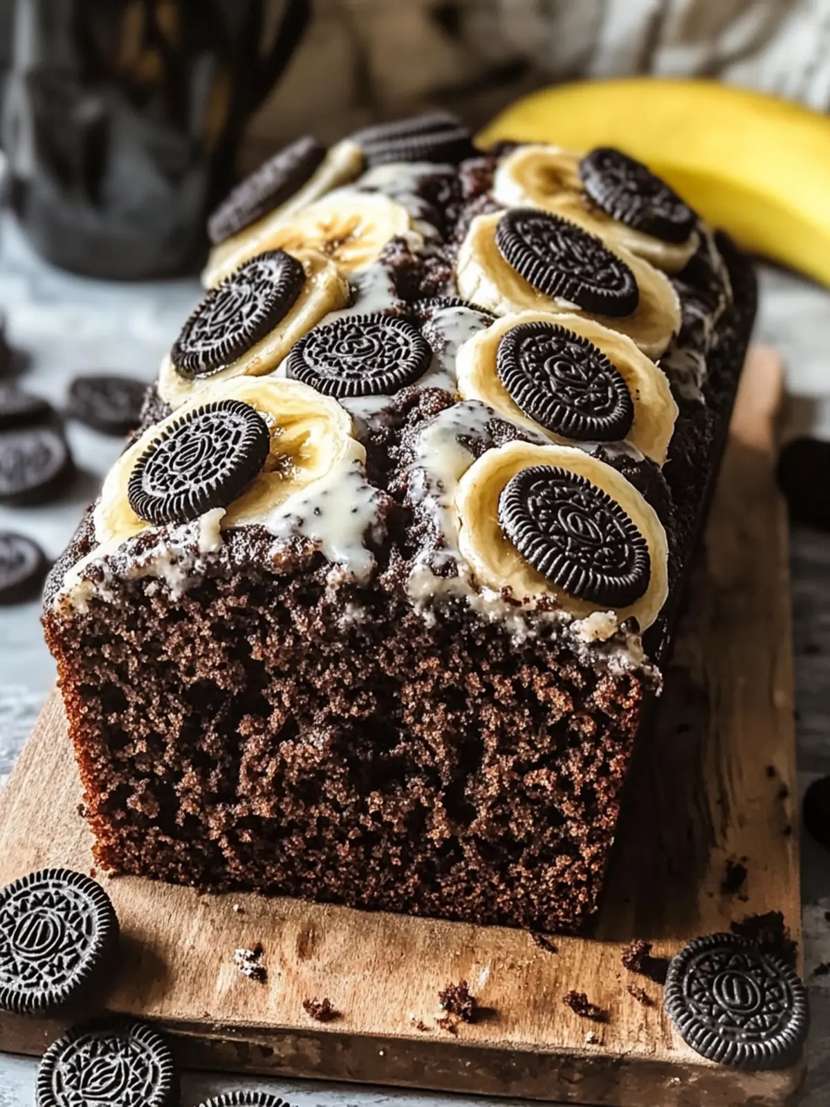 Oreo Banana Bread Bliss: The Ultimate Sweet Comfort Treat 2 Oreo Banana Bread