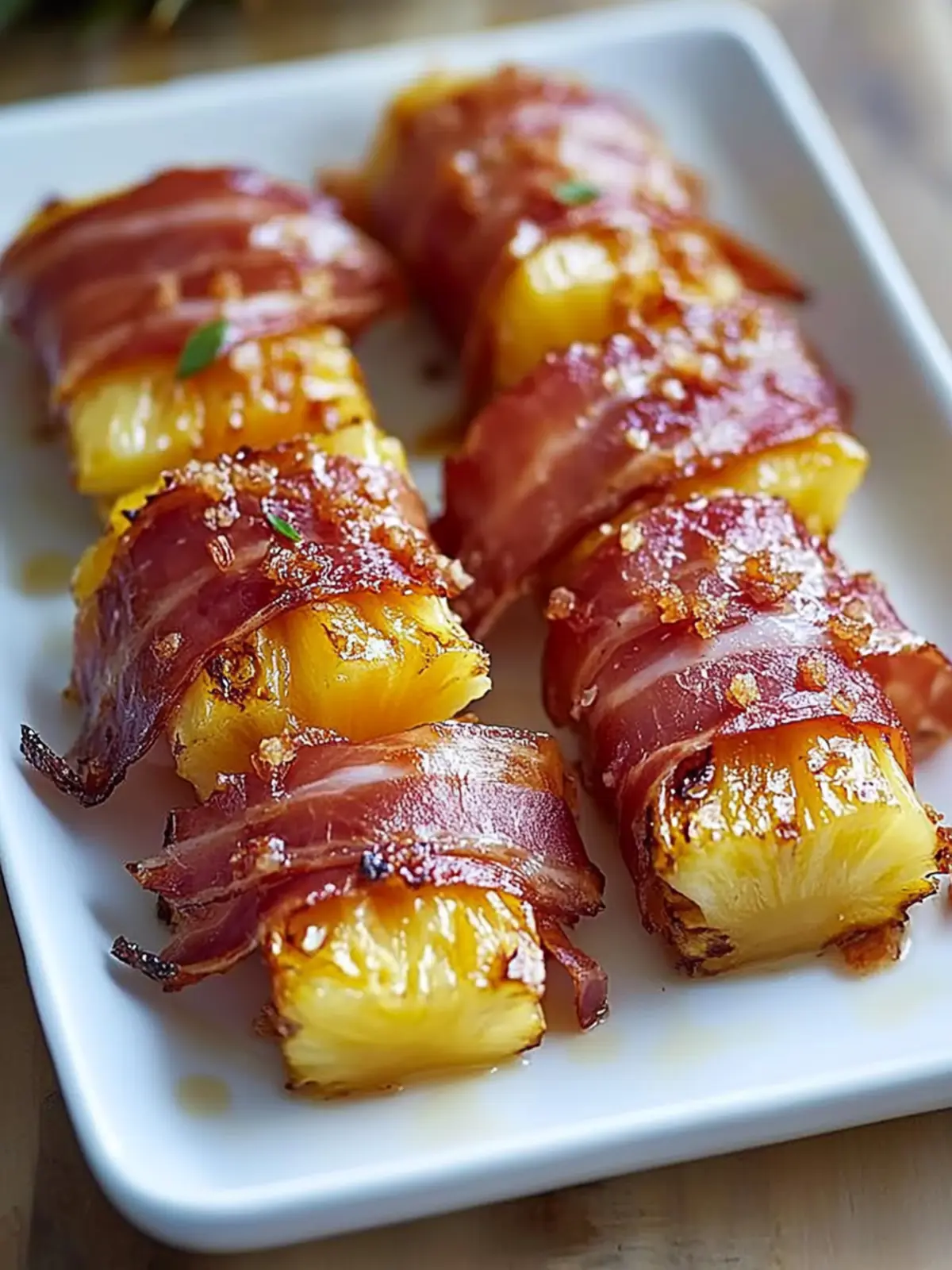 Crispy Prosciutto-Wrapped Pineapple