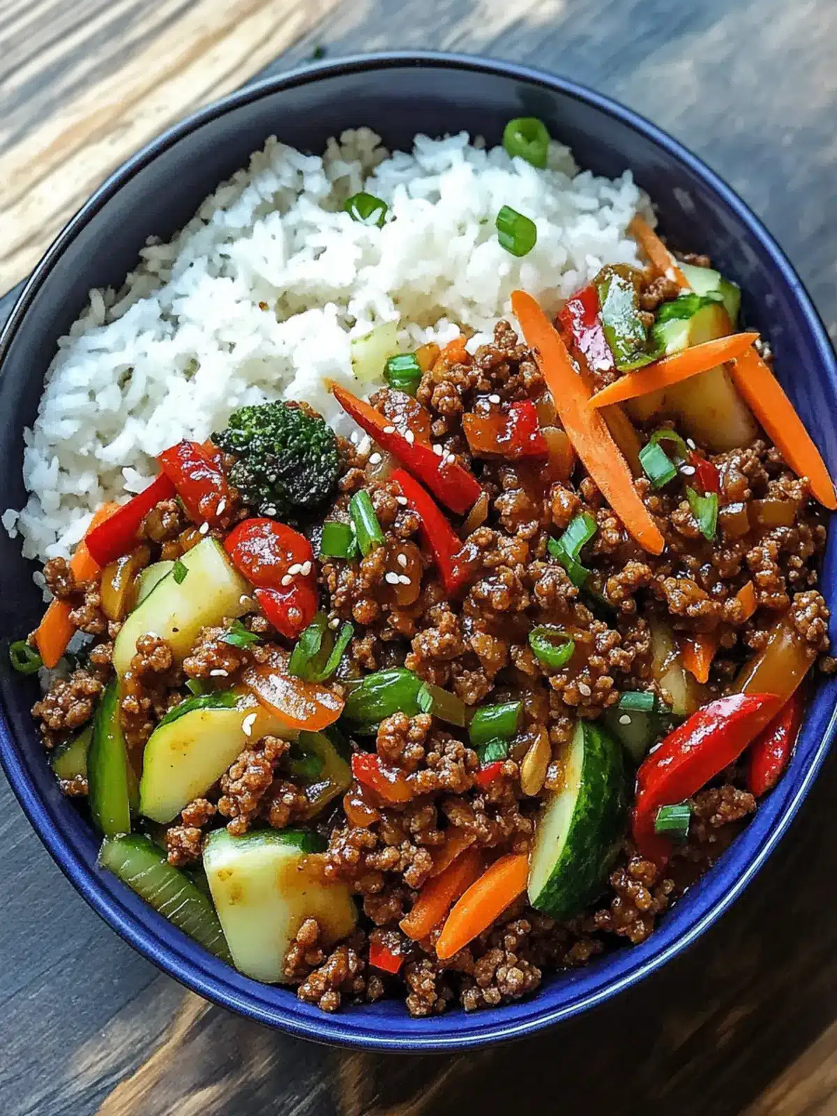 Spicy Ground Beef Stir-Fry Bowl: Quick, Flavorful Family Feast 5 Spicy Ground Beef Stir-Fry Bowl