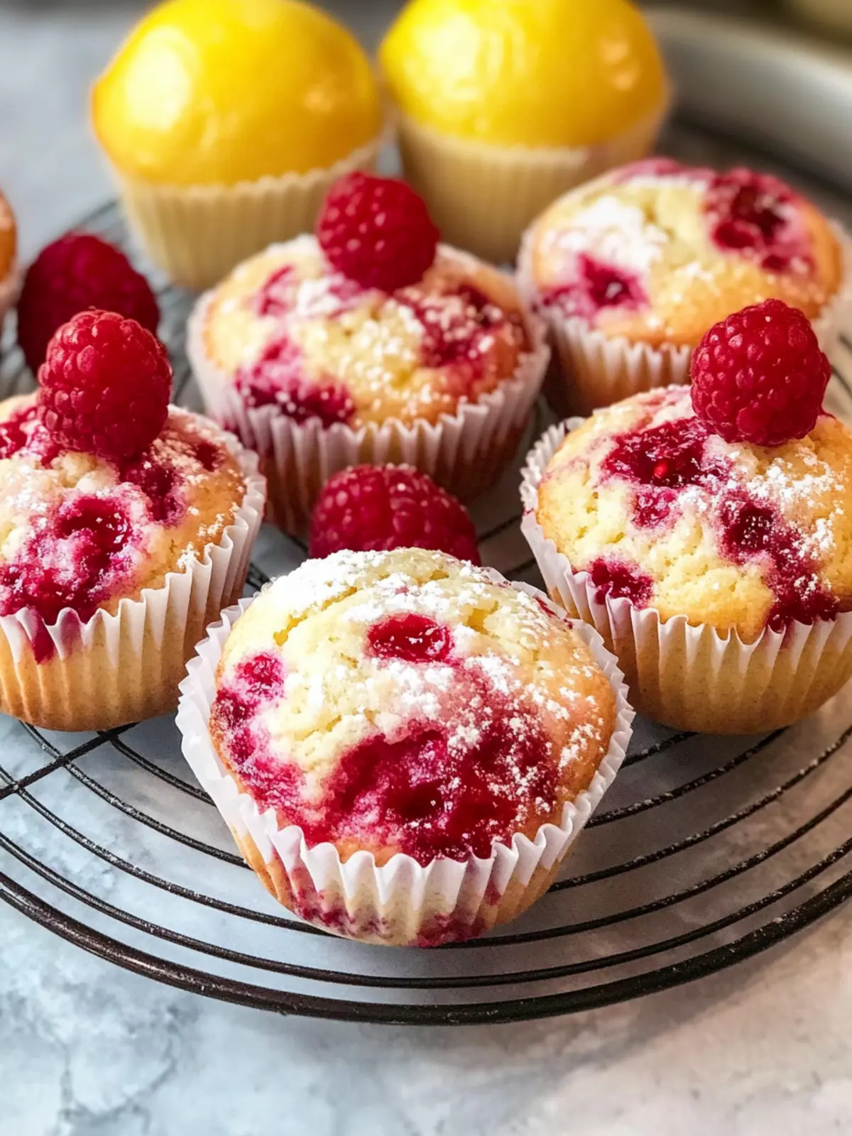 Raspberry Lemon Muffins