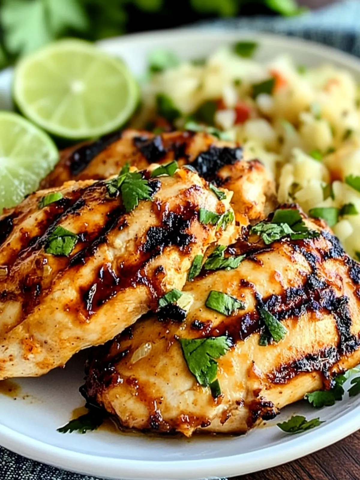 Sweet Chili Coconut-Lime Grilled Chicken