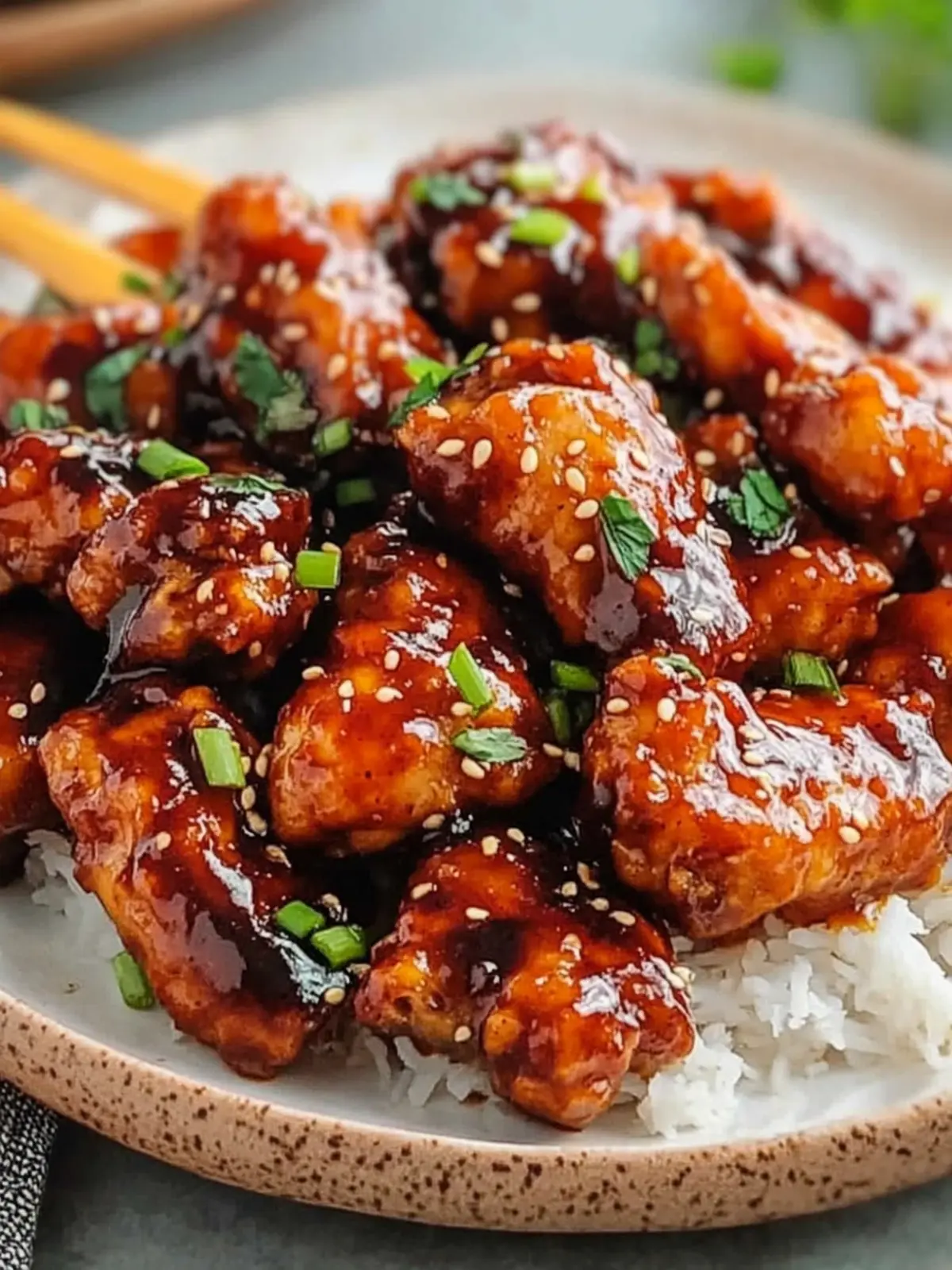 Sweet & Spicy Sticky Chicken