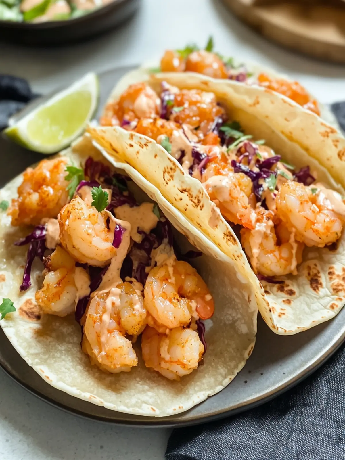 Air Fryer Bang Bang Shrimp Tacos