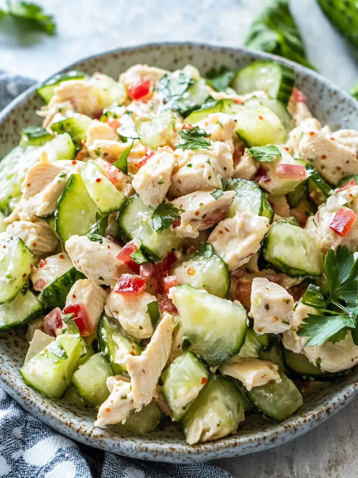 Chill Out with This Easy Cold Cucumber Chicken Salad Recipe 5 Cold Cucumber Chicken Salad