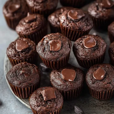 Healthy Chocolate Mini Muffins