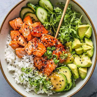 Crispy Salmon Bowls