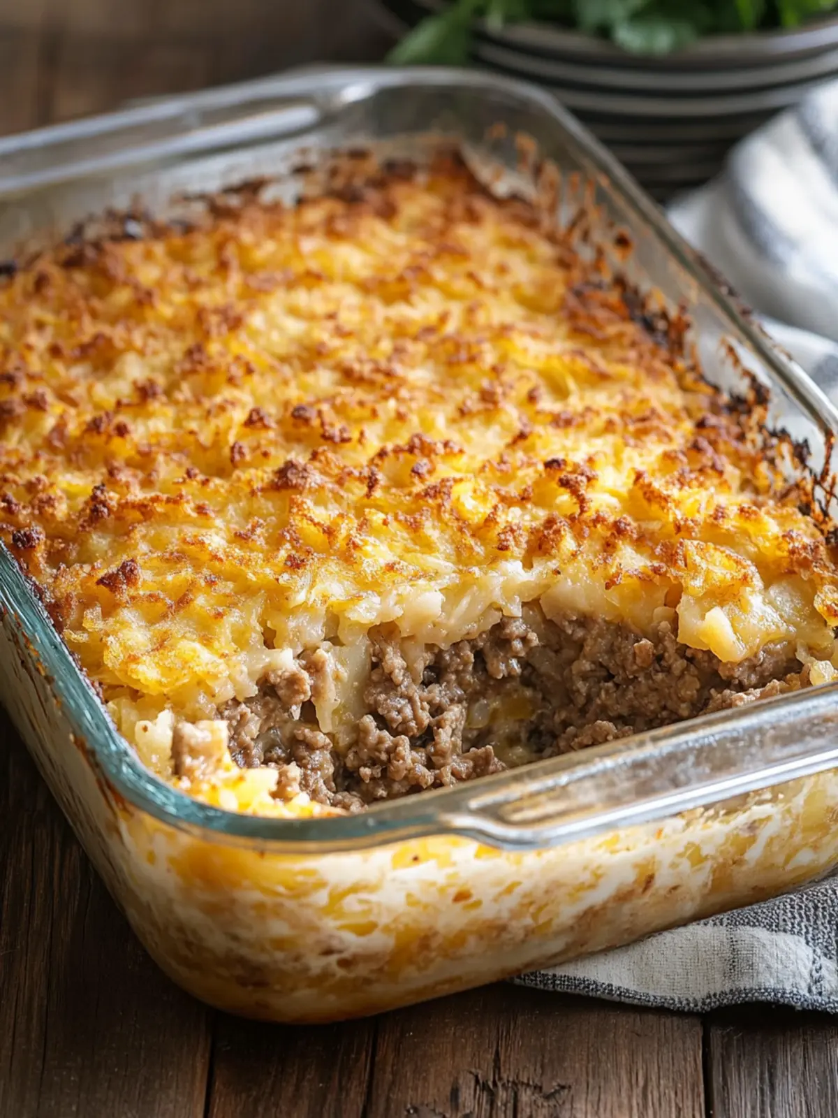 Amish Beef and Hashbrown Casserole