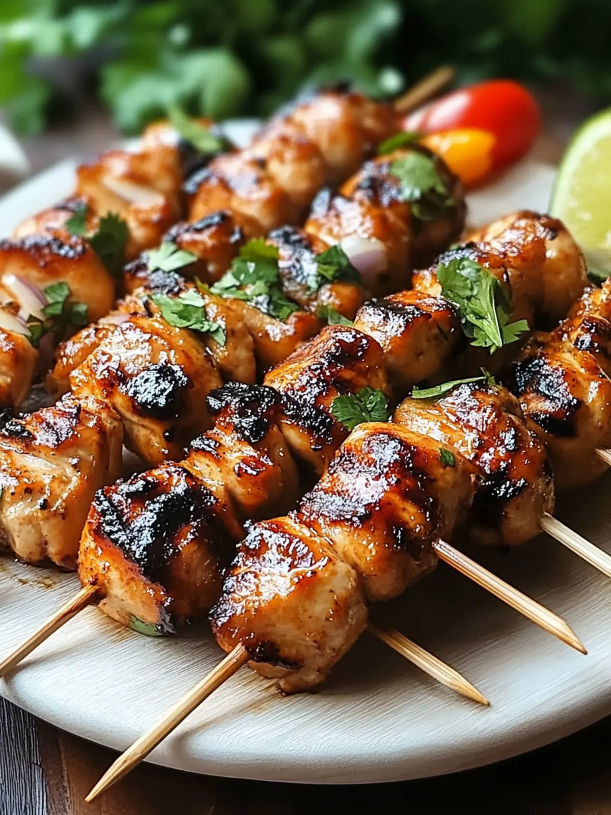Tropical Grilled Thai Coconut Chicken Skewers for Busy Nights 5 Tropical Grilled Thai Coconut Chicken Skewers