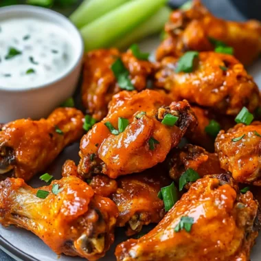 Crispy Baked Buffalo Wings