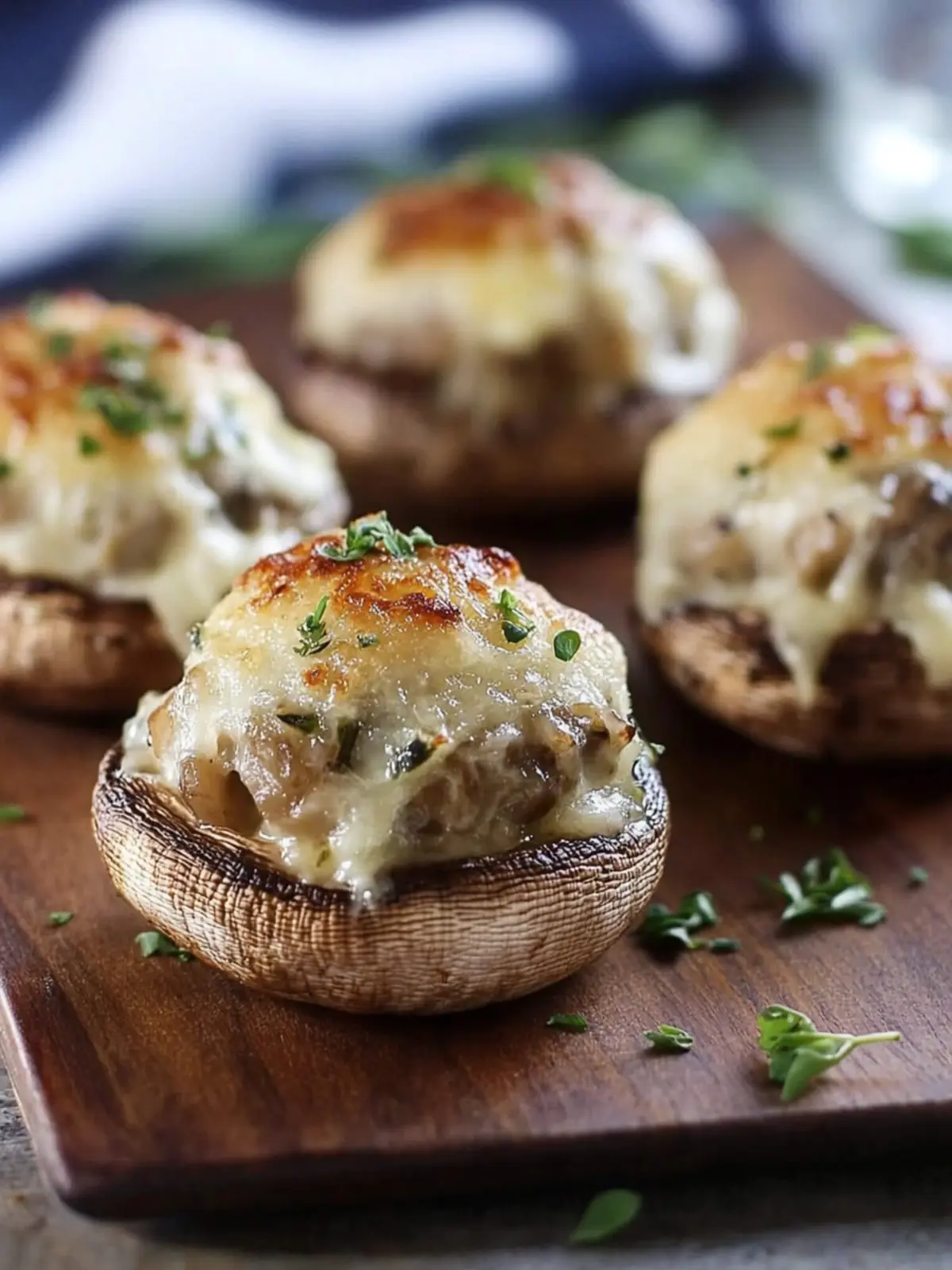 Savory French Onion Stuffed Mushrooms You'll Crave Again 2 French Onion Stuffed Mushrooms