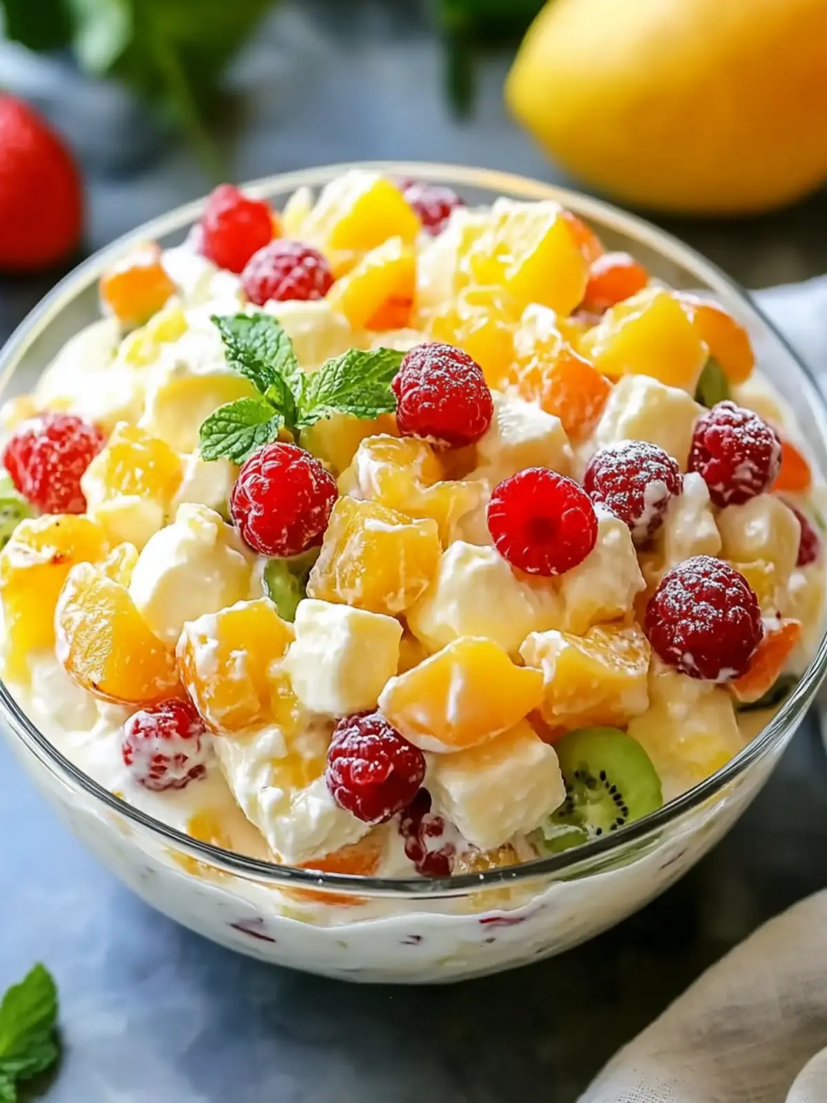 Tropical Hawaiian Cheesecake Salad – No-Bake Bliss for Summer 4 Hawaiian Cheesecake Salad