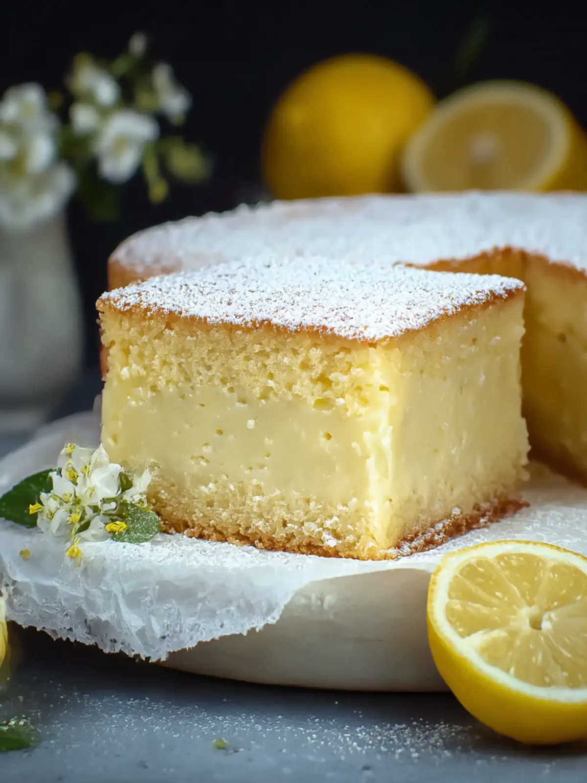 Lemon Custard Cake
