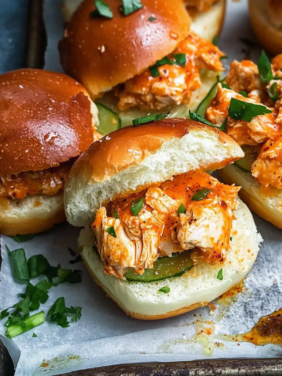 Mouthwatering Spicy Buffalo Chicken Sliders You'll Crave 2 Spicy Buffalo Chicken Sliders