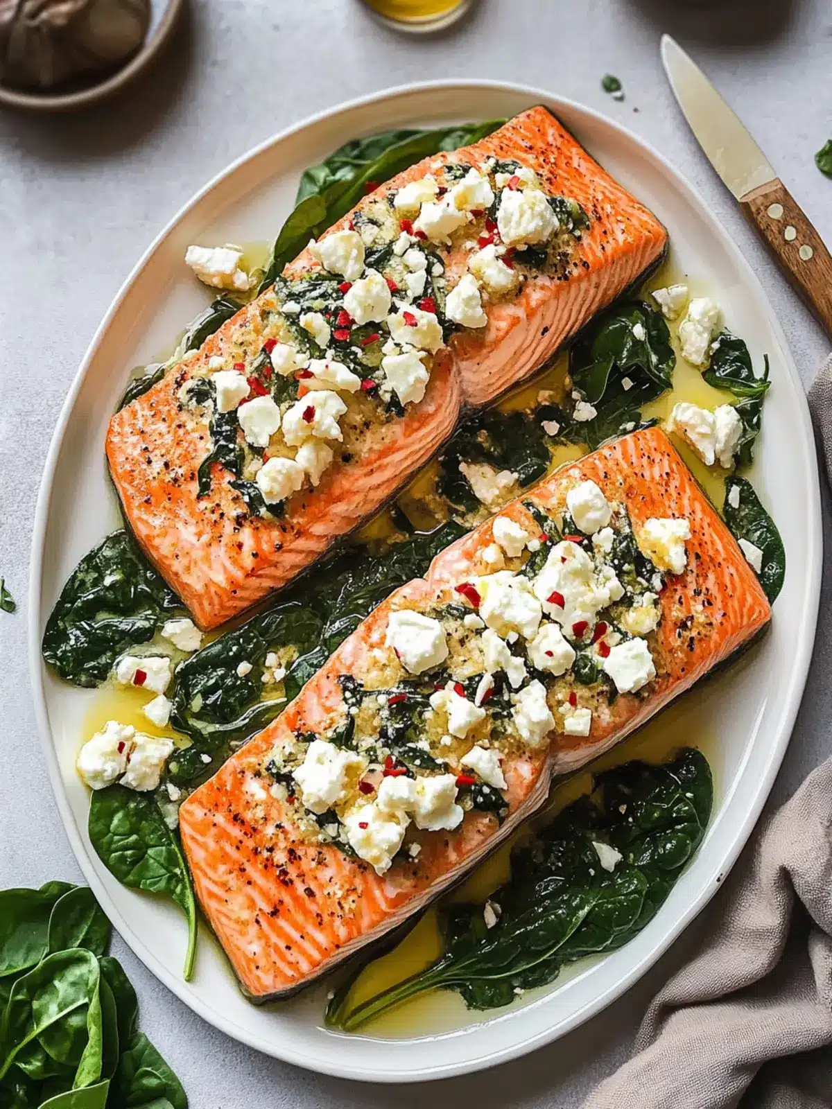 Stuffed Salmon with Spinach & Feta for an Effortless Dinner 5 Stuffed Salmon With Spinach & Feta